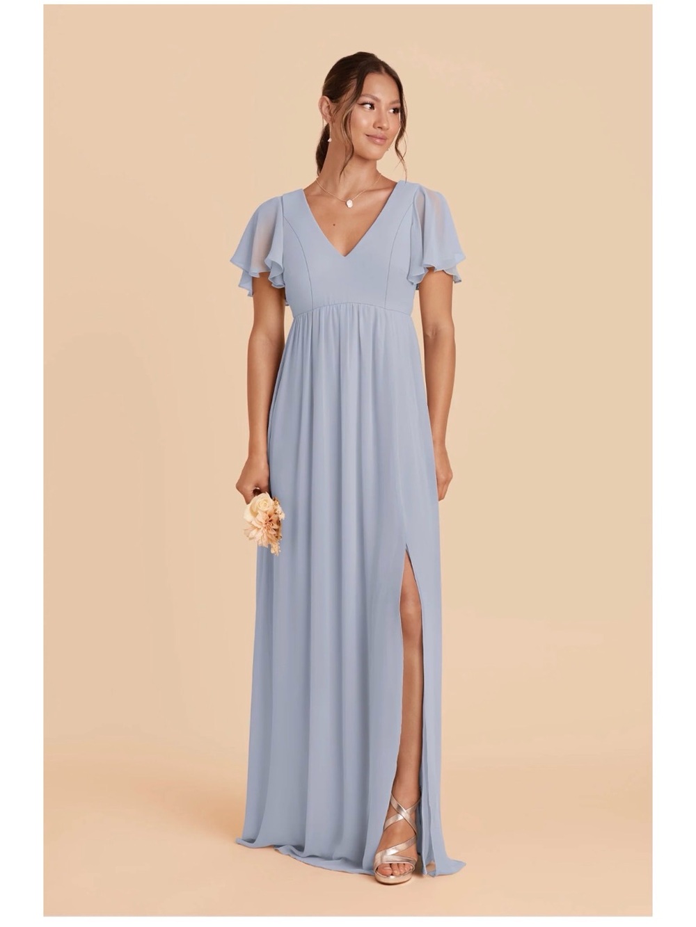 BIRDY GREY Dusty Blue Bridesmaid dress